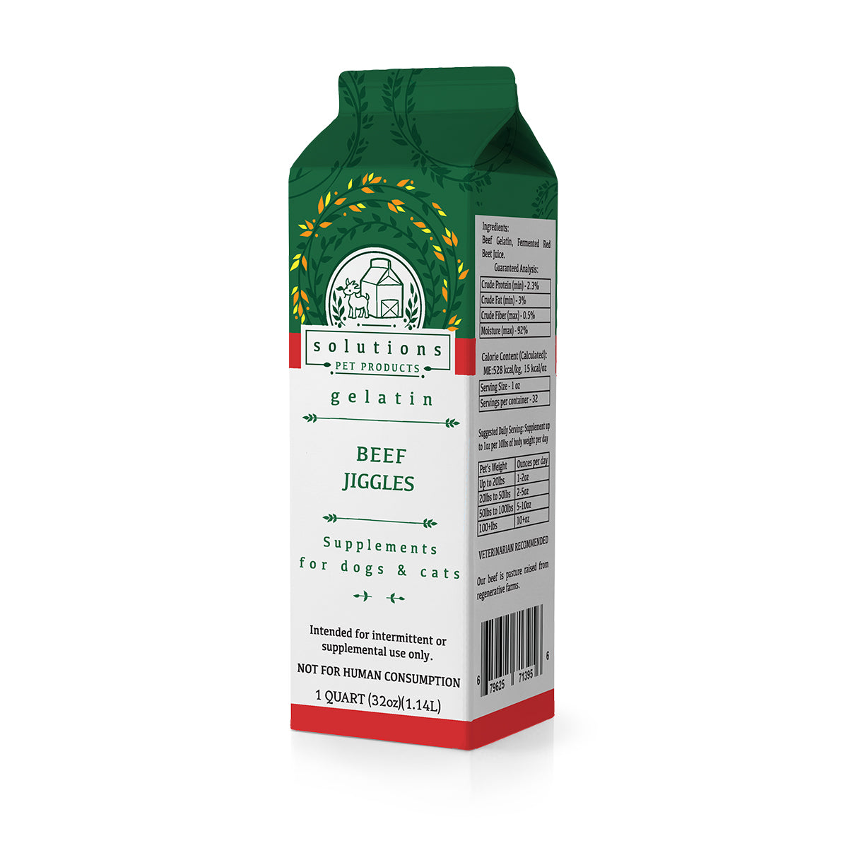 Solutions Beef Jiggles (Bone Broth)