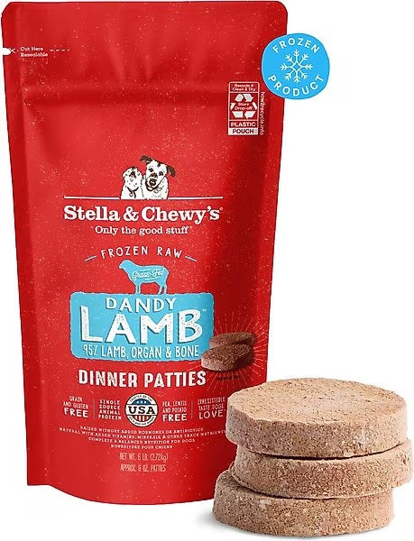 Stella & Chewy's Frozen Dandy Lamb Patties