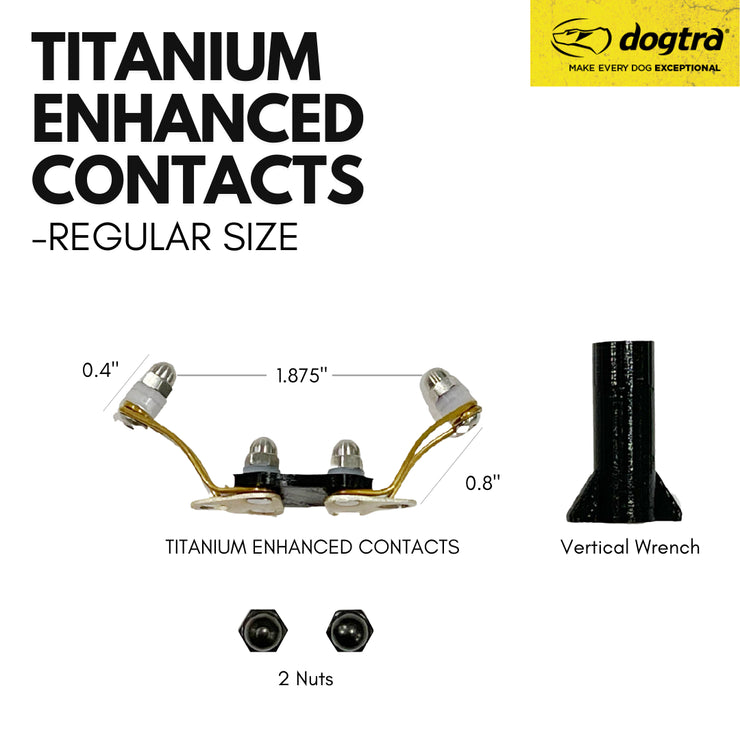 Dogtra Titanium Enhanced Contacts Regular