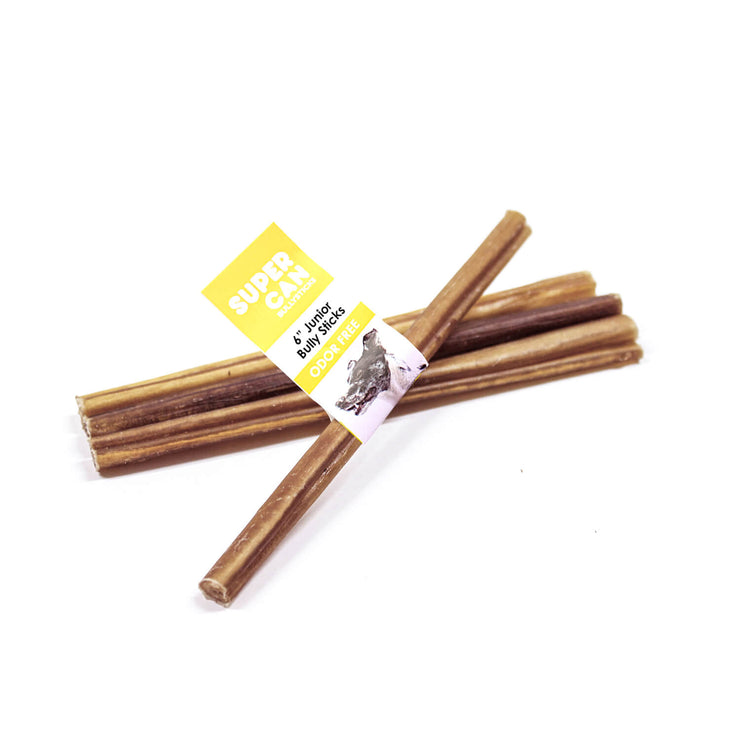 SuperCan 6" Bully Stick - Junior Thin 15-pack