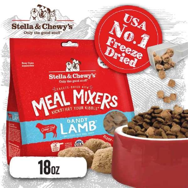 Stella & Chewy's Freeze Dried Raw Meal Mixers - Dandy Lamb