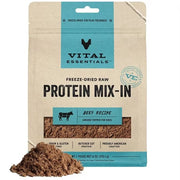 Vital Essentials Freeze-Dried Raw Protein Mix-In Ground Dog Food Topper, 6-oz bag