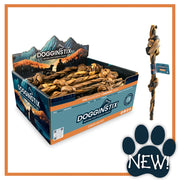 DogginStix Lamb Collagen Braided Double Knots