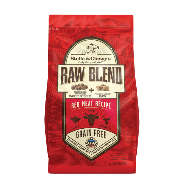 Stella & Chewy's Kibble: Raw Blend + Wholesome Grains (Red Meat Recipe)