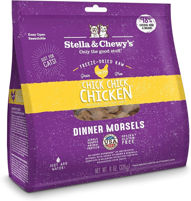 Stella & Chewy's Freeze Dried CAT Dinner Morsels - Chick Chick Chicken