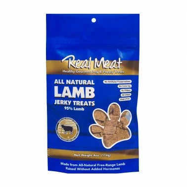 The Real Meat Company- Lamb & Liver Jerky Treats (4 oz)