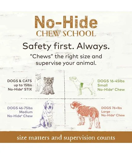 Earth Animal No Hide 11" Large Chew 2-Pack