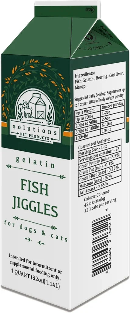 Solutions Fish Jiggles Bone Broth (32oz)