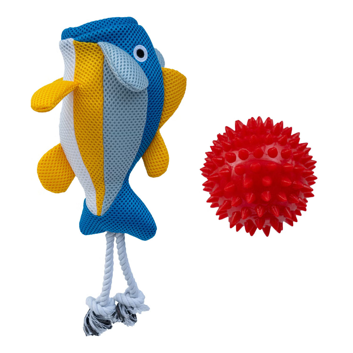 Territory 2-In-1 Floating Tug And Toss Dog Toy 15"