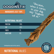 DogginStix Beef Tripe Braided Chews