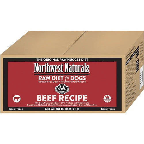 Northwest Naturals 15lb Frozen Nuggets - Bulk Box